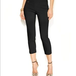 ALFANI-Essential Pull-On Capri with Tummy Control Sz 6P Lot of 2 New Condition